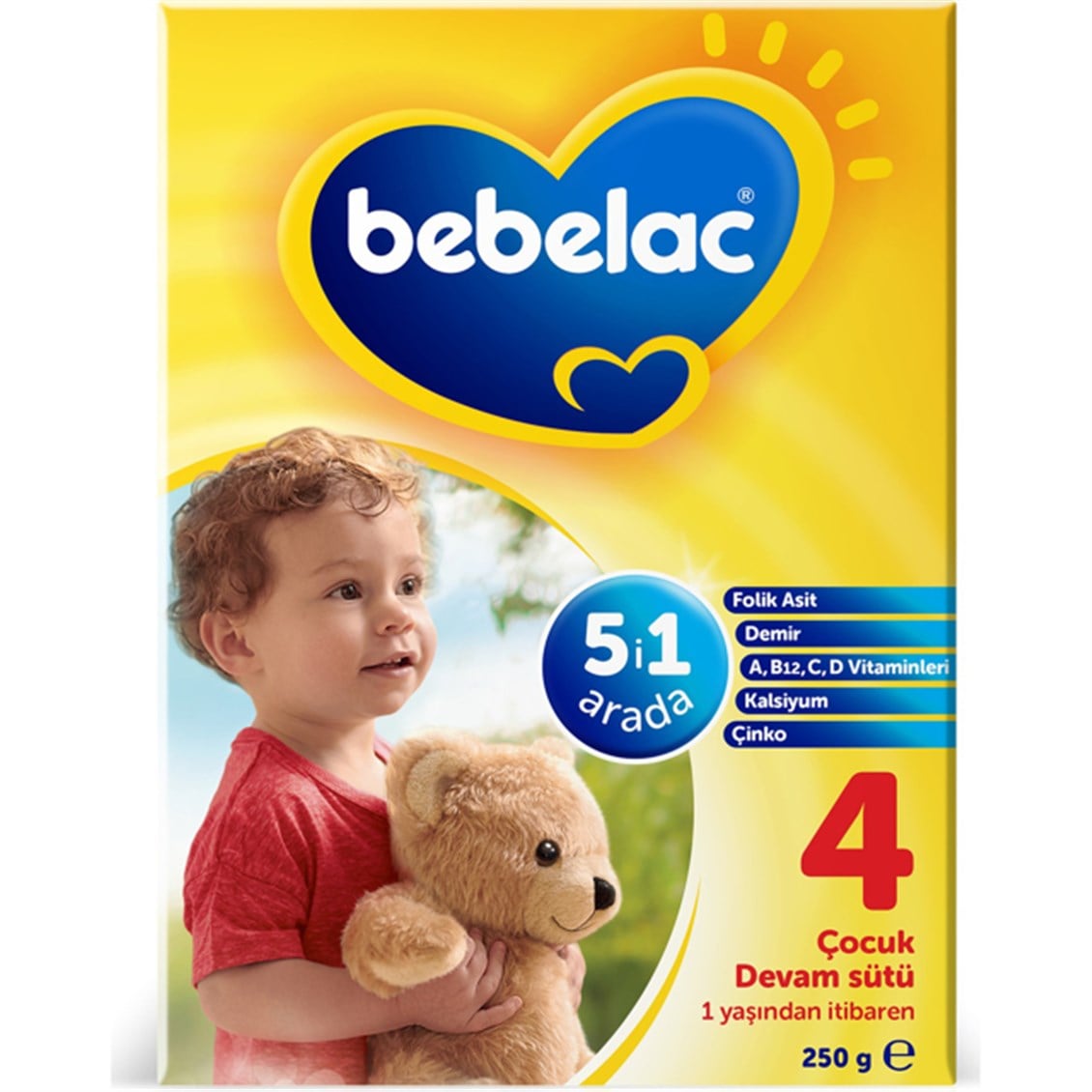 Bebelac 4-36 Ay Sütlü Meyveli Pirinçli Kaşık Maması 250 Gr