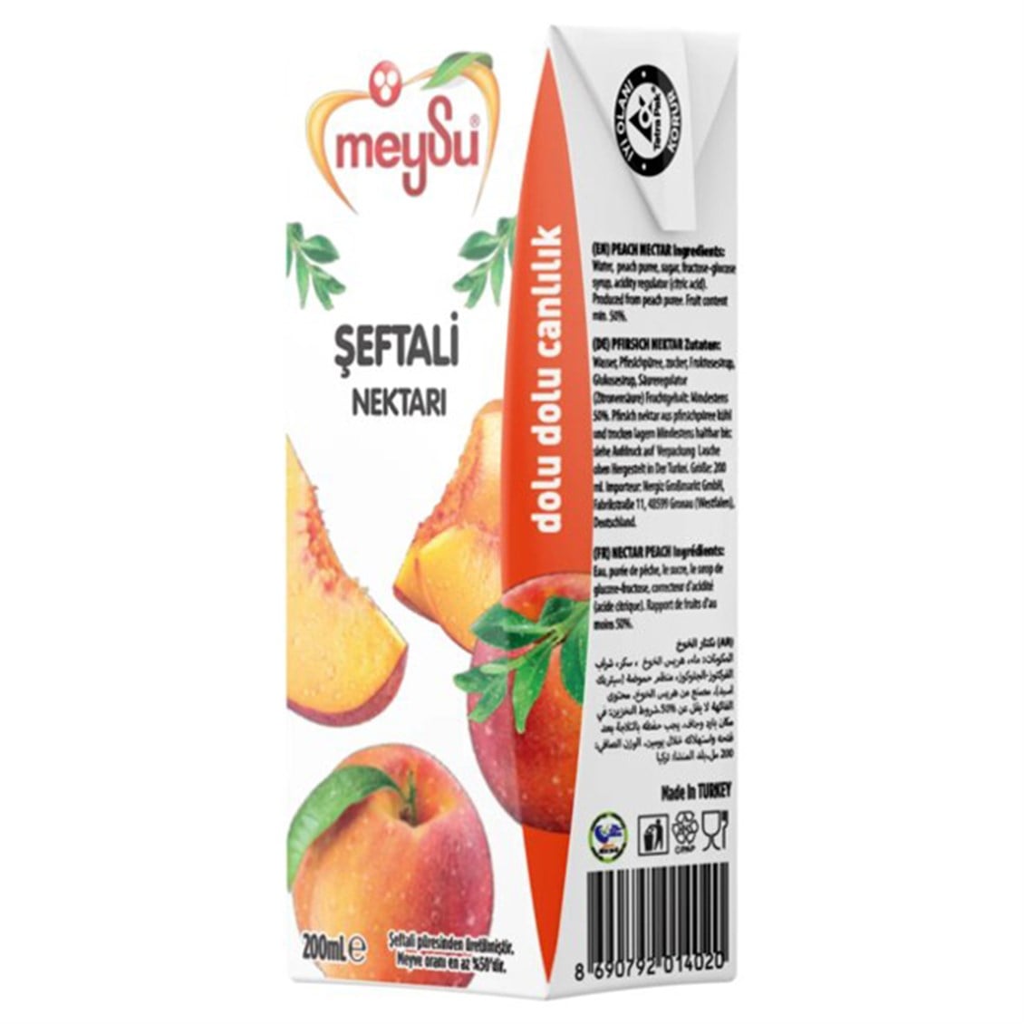 Meysu Şeftali Meyve Suyu 200 ml