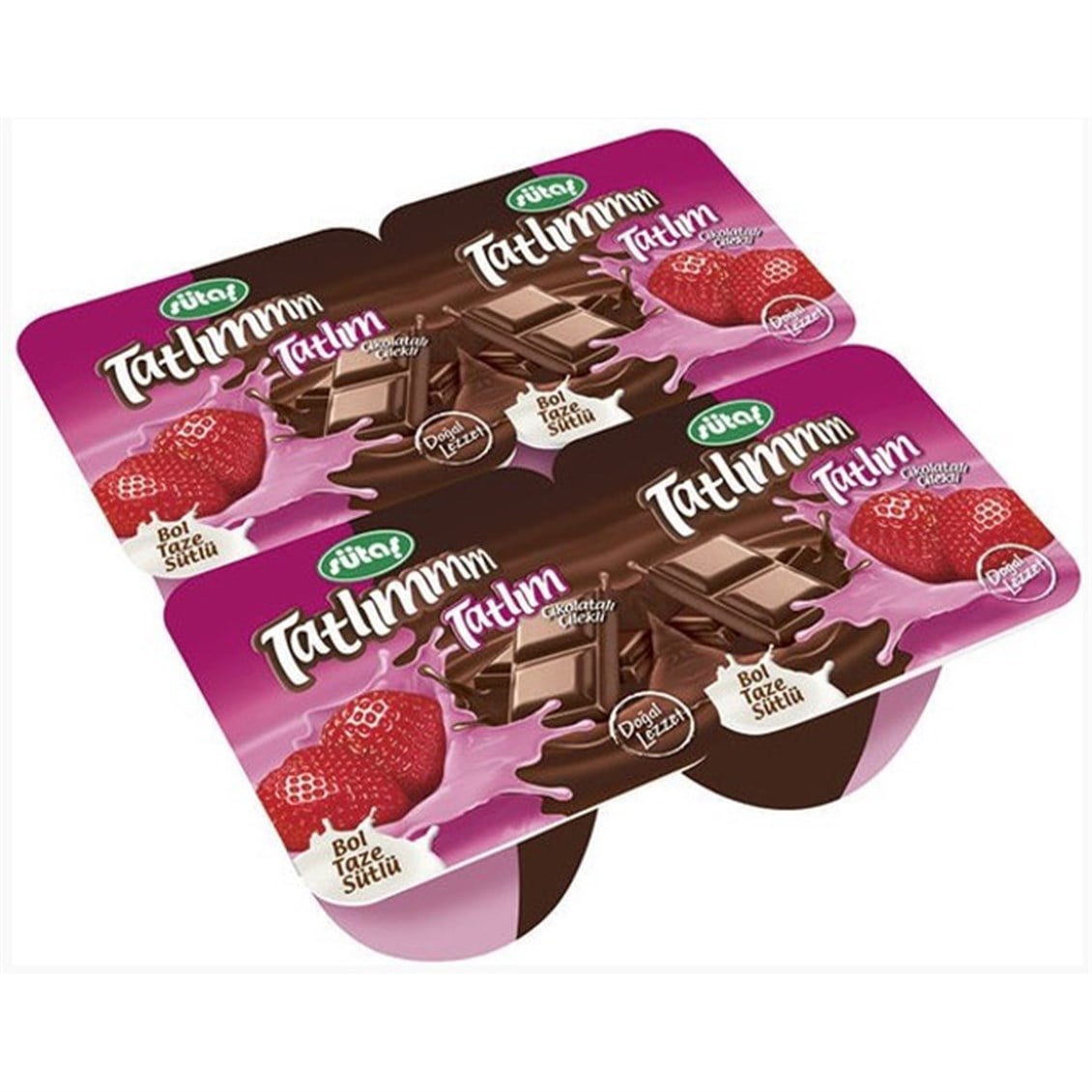 Sütaş Tatlım Çikolata Çilekli 4X70 Gr