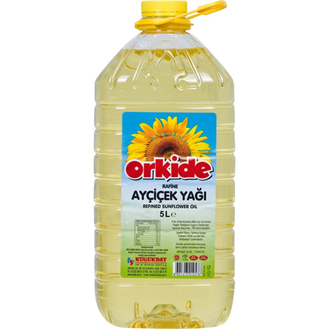 Orkide Ayçiçek Yağı 5 Lt Pet