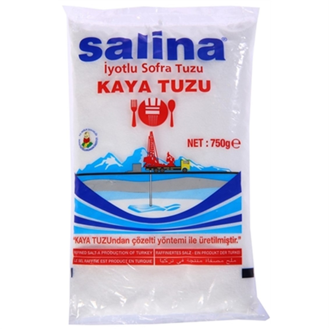 Salina İyotlu Tuz 750 Gr