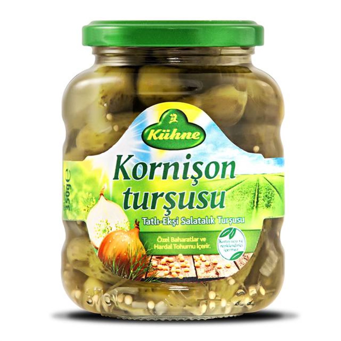 Kühne Alman Tipi Kornişon Turşu 350 Gr