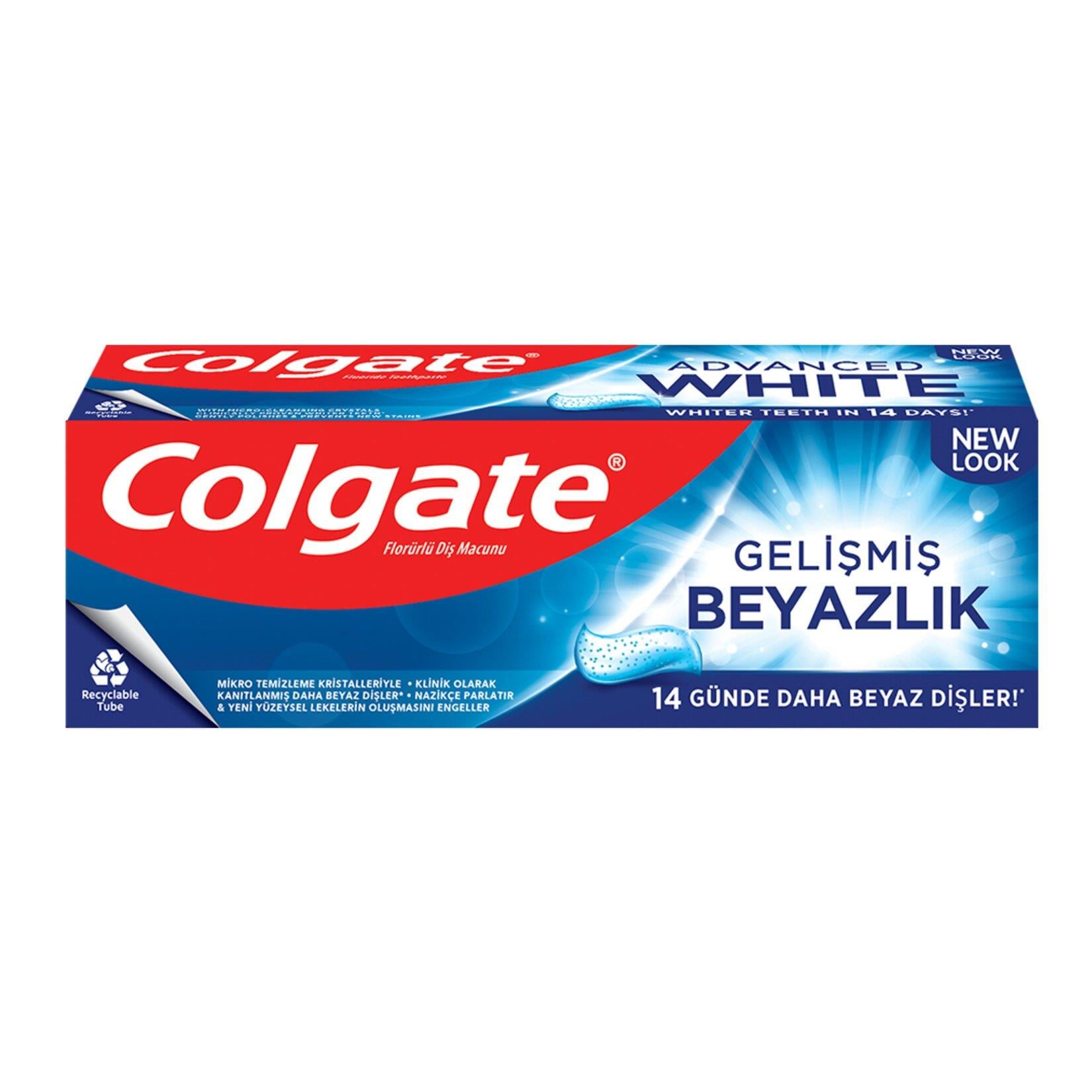 Colgate Diş Macunu Gelişmiş Beyazlık 50 Ml