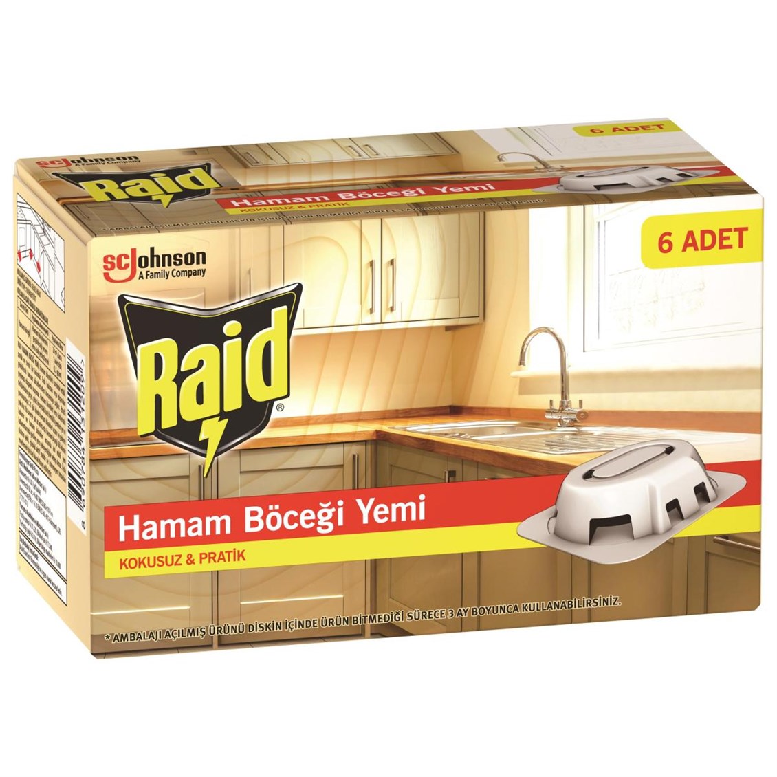 Raid Böcek Yemi 6'lı
