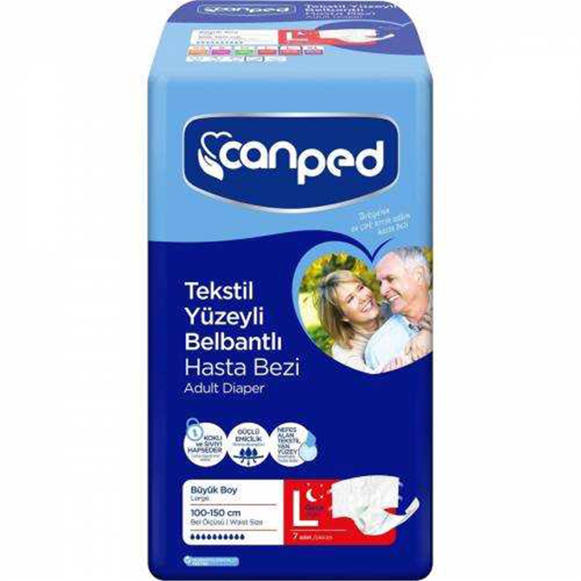 Canped Hasta Bezi Belbantlı Gece Büyük 7'li