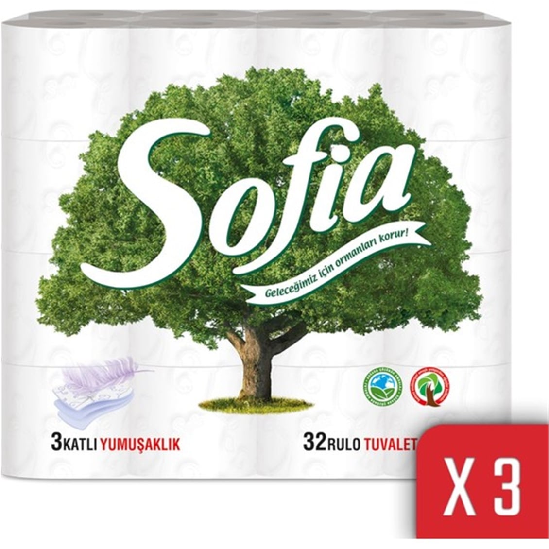 Sofia Beyaz Tuvalet Kağıdı 32'li