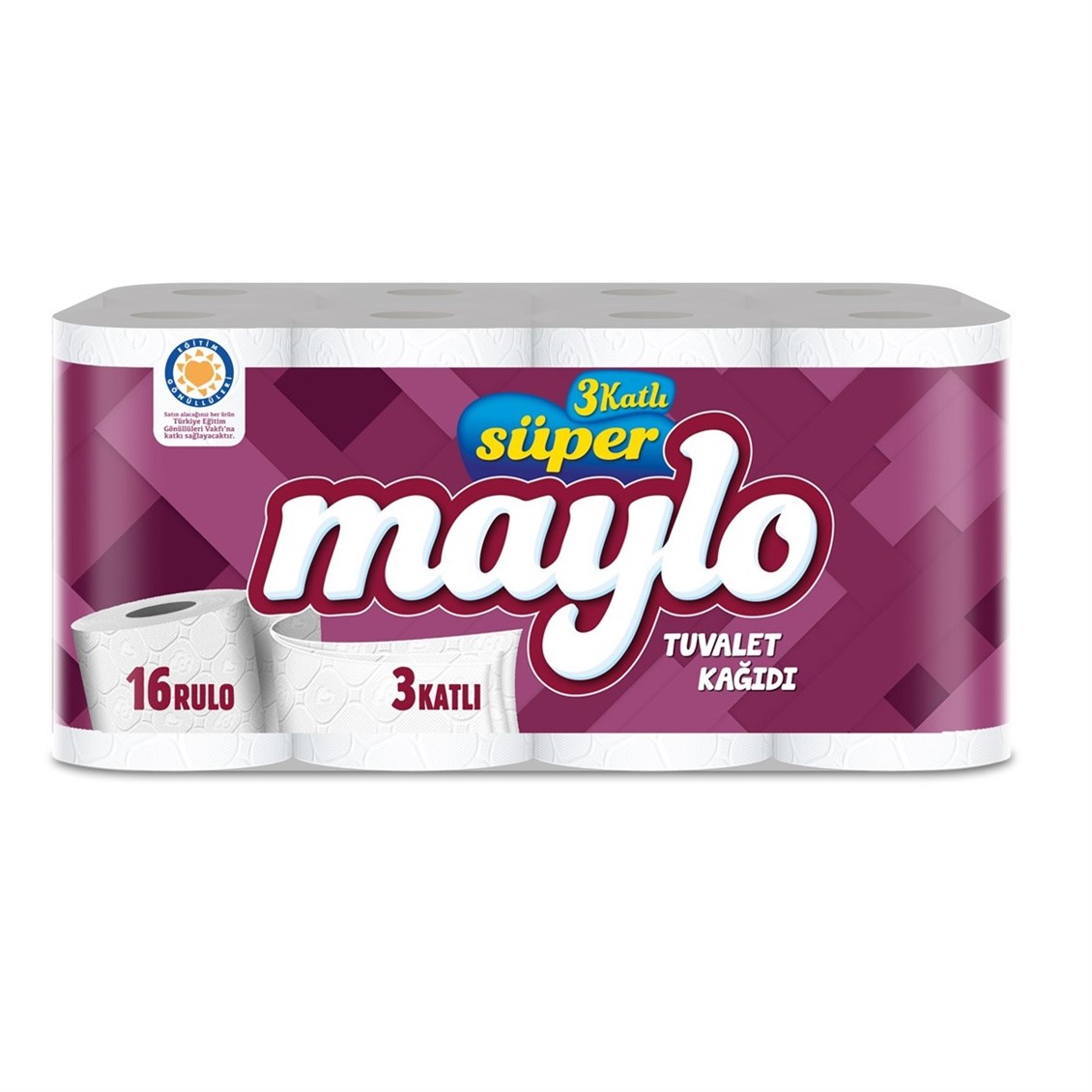 Maylo 3 Katlı Tuvalet Kağıdı 16'lı
