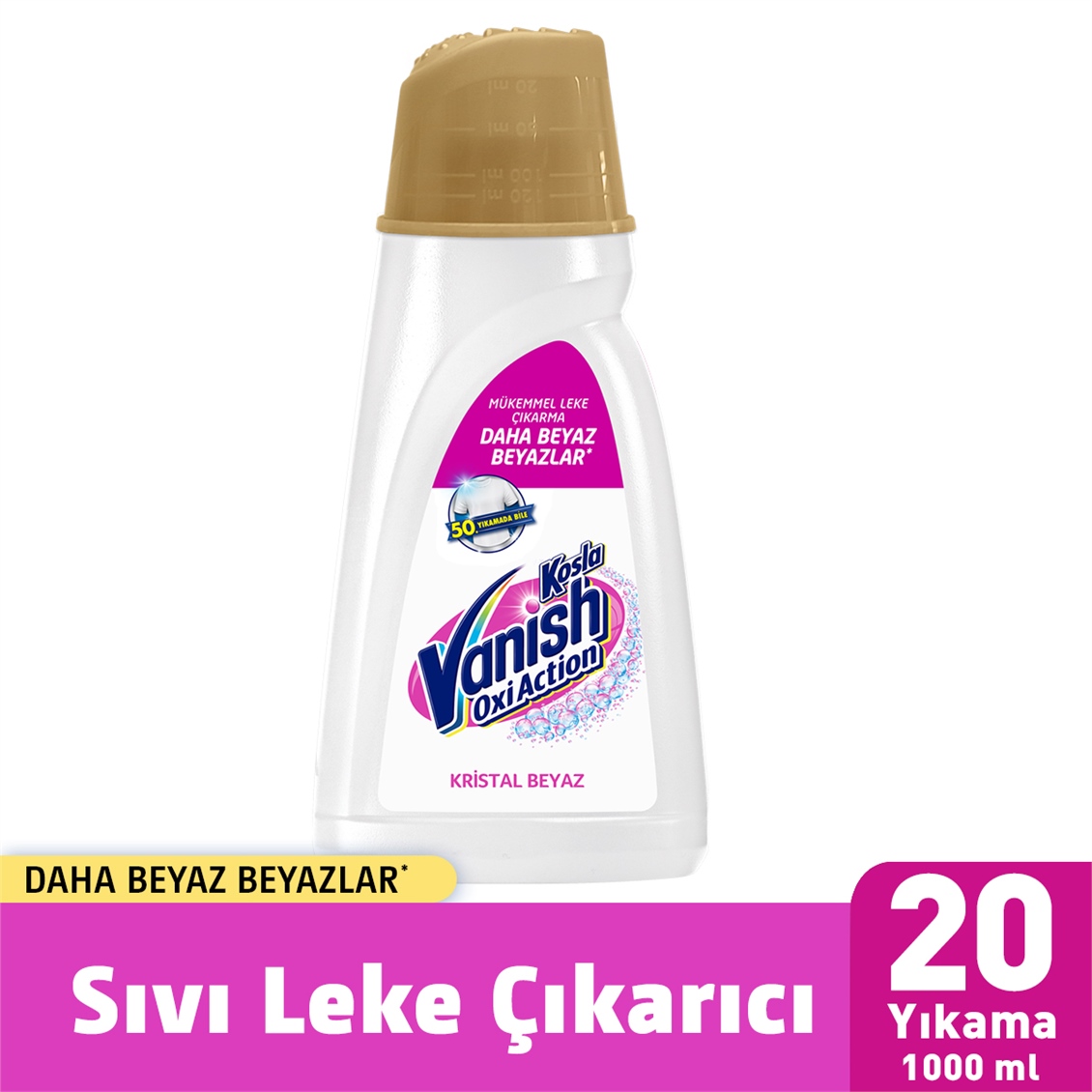 Vanish Kosla Oxi Action gold Kristal Beyaz 1000 ml