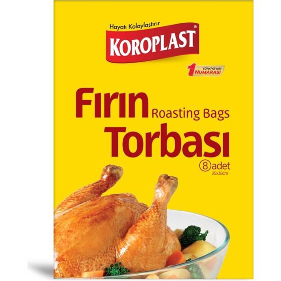 Koroplast Fırın Torbası 8'li