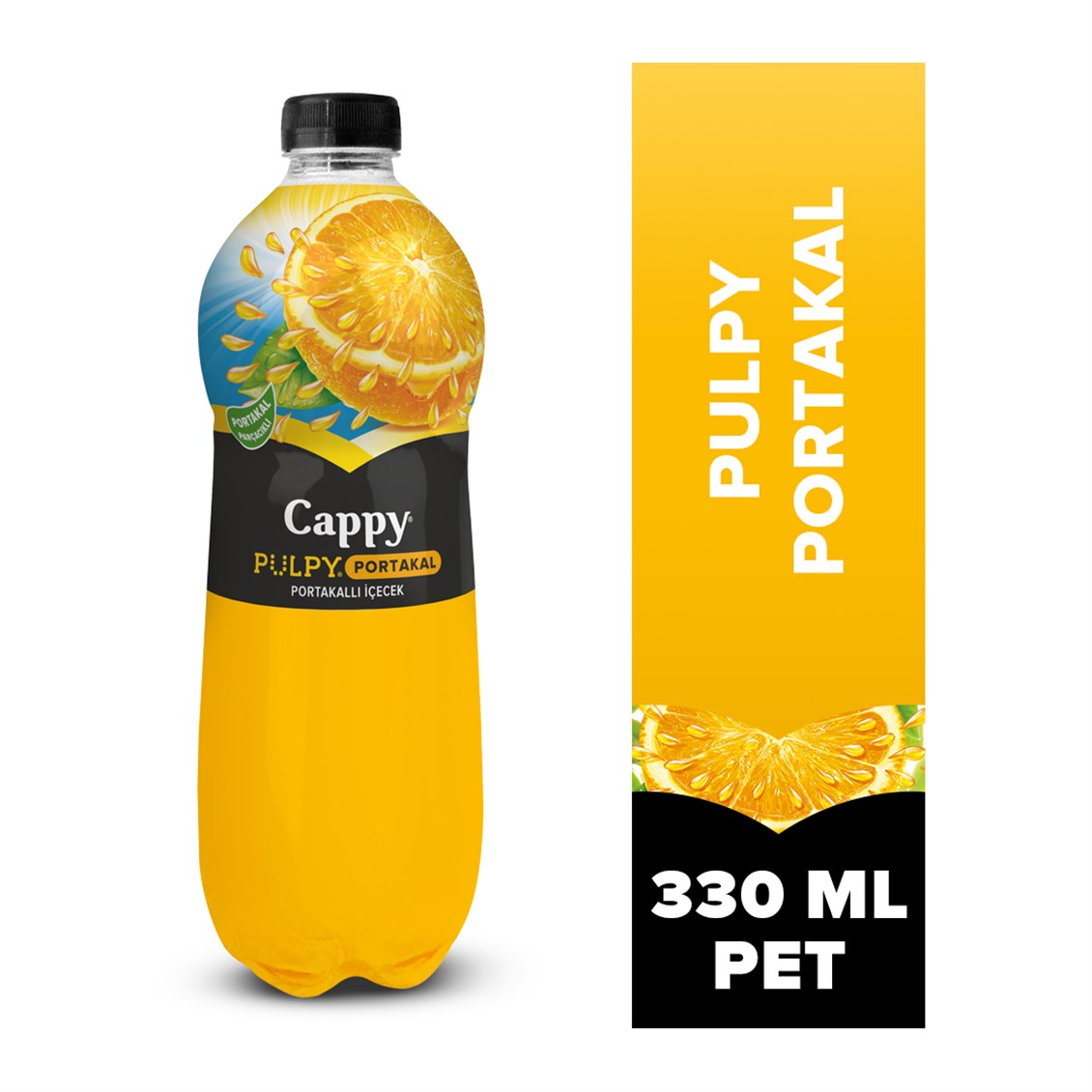 Cappy Pulpy Şeftali Pet Şişe 330 ml