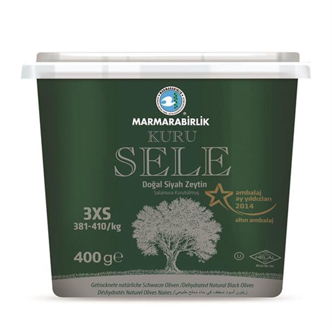 Marmara Birlik Kuru Sele Zeytin 400 Gr