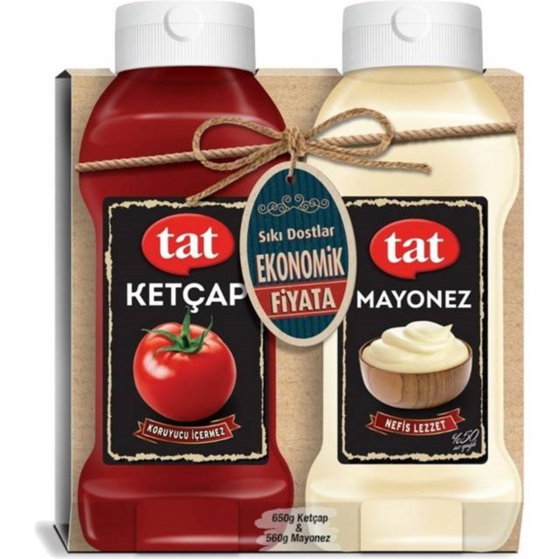 Tat Ketcap 650 Gr ve Mayonez 560 Gr Paket