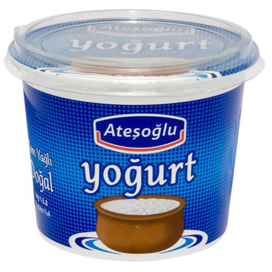 Ateşoğlu Tam Yağlı Yoğurt 1500 Gr