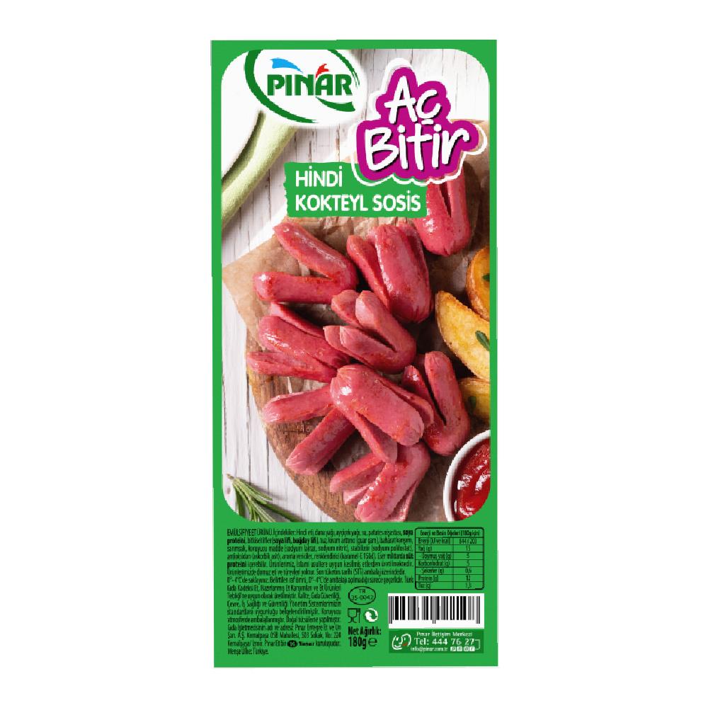 Pınar Aç Bitir Hindi Sosis 180 gr