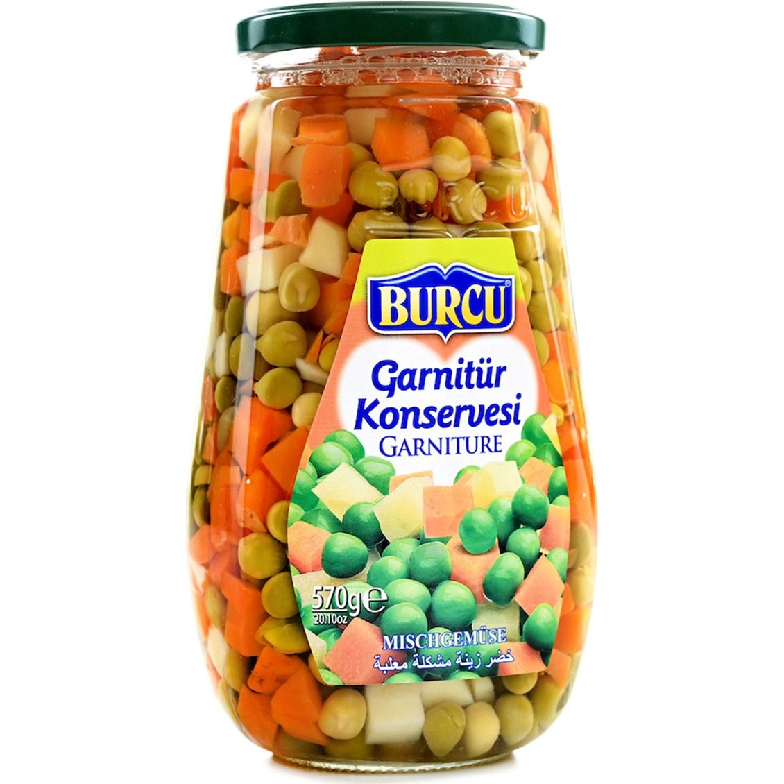 X.BURCU GARNITUR KONSERVESI 570GR CAM