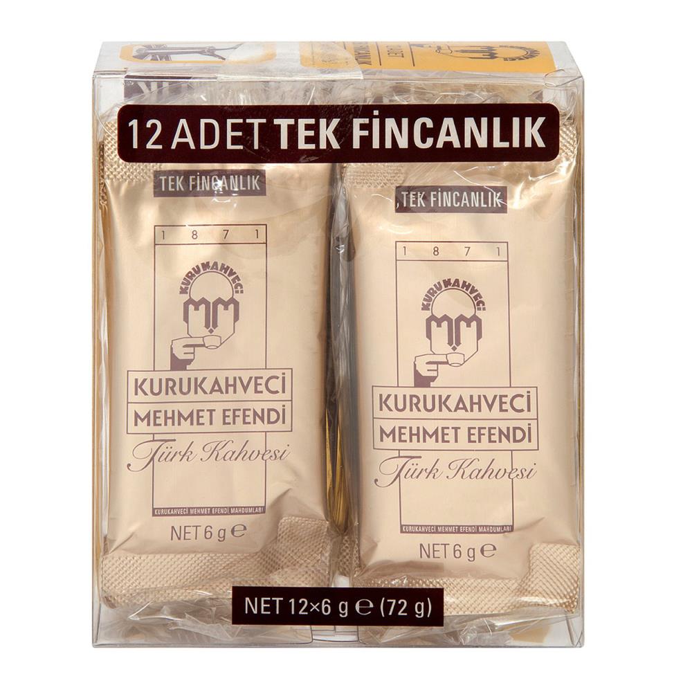 Kurukahveci Mehmet Efendi Türk Kahvesi 12x6 gr