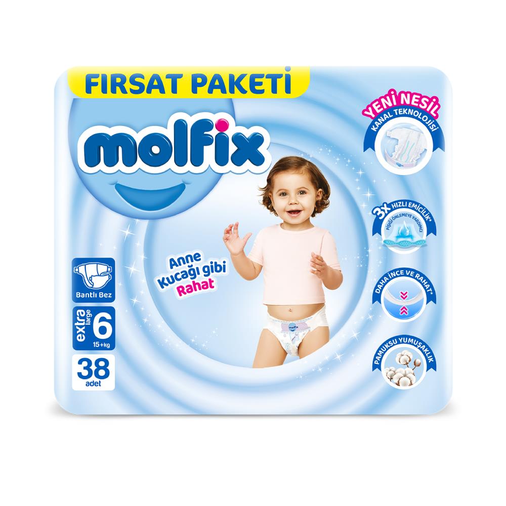 Molfix 6 Extra Large 38 Adet Fırsat Paketi