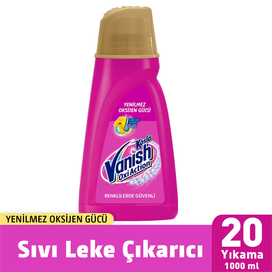 Vanish Kosla Oxi Action gold Sıvı Leke Çıkarıcı 1000 ml