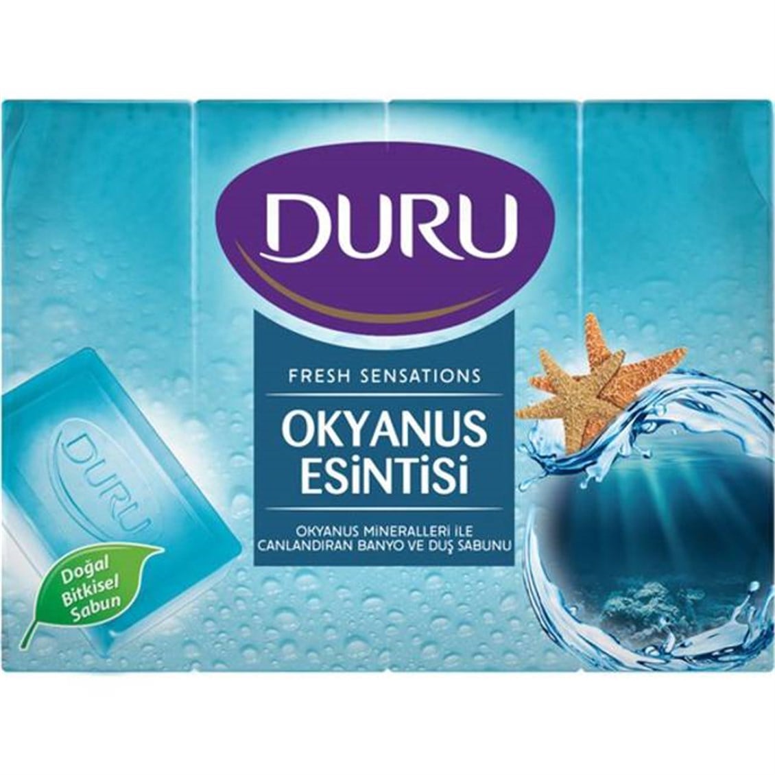 Duru Fresh Duş Sabunu Okyanus Esintisi 4x150 Gr