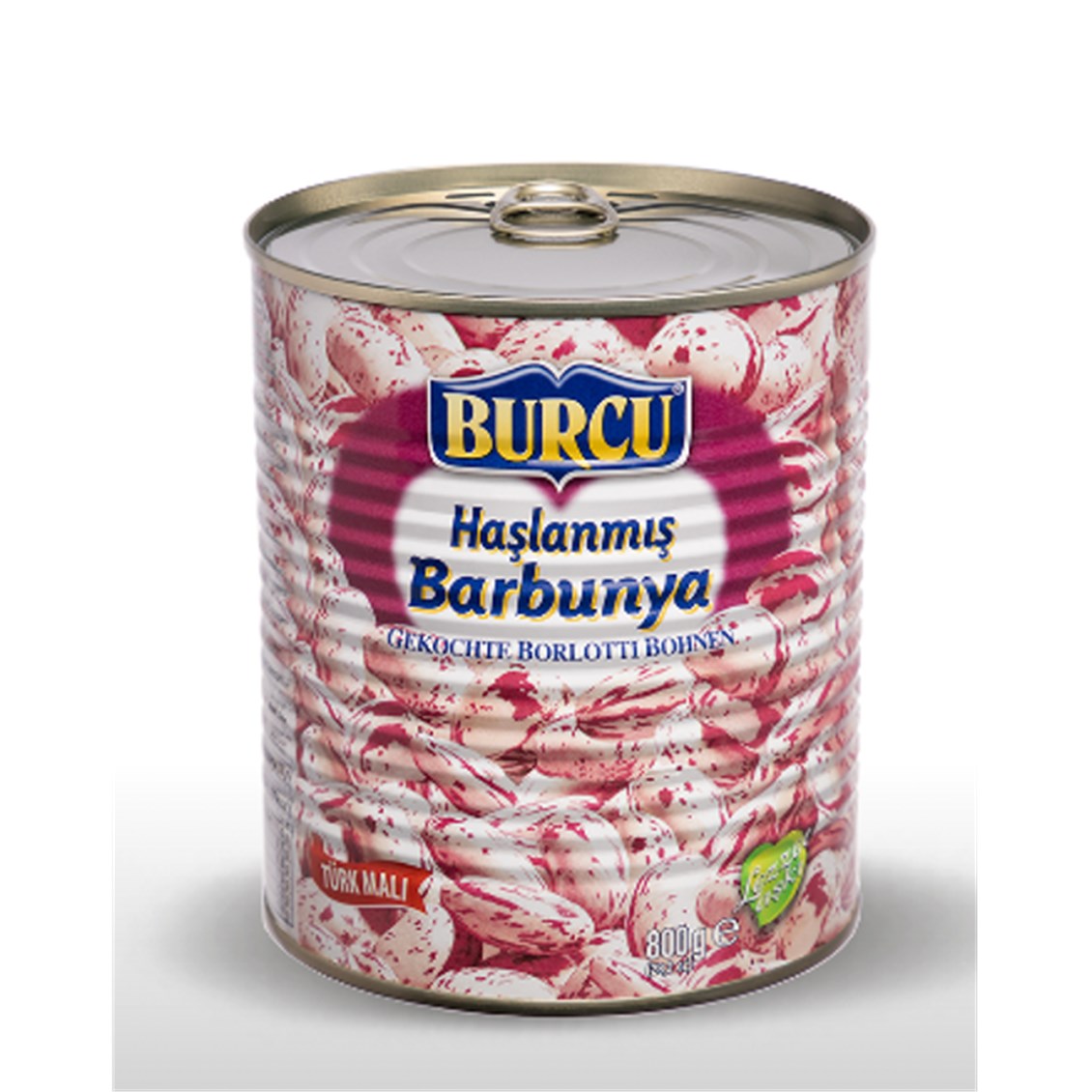 Burcu Haşlanmış Barbunya 800 Gr Teneke