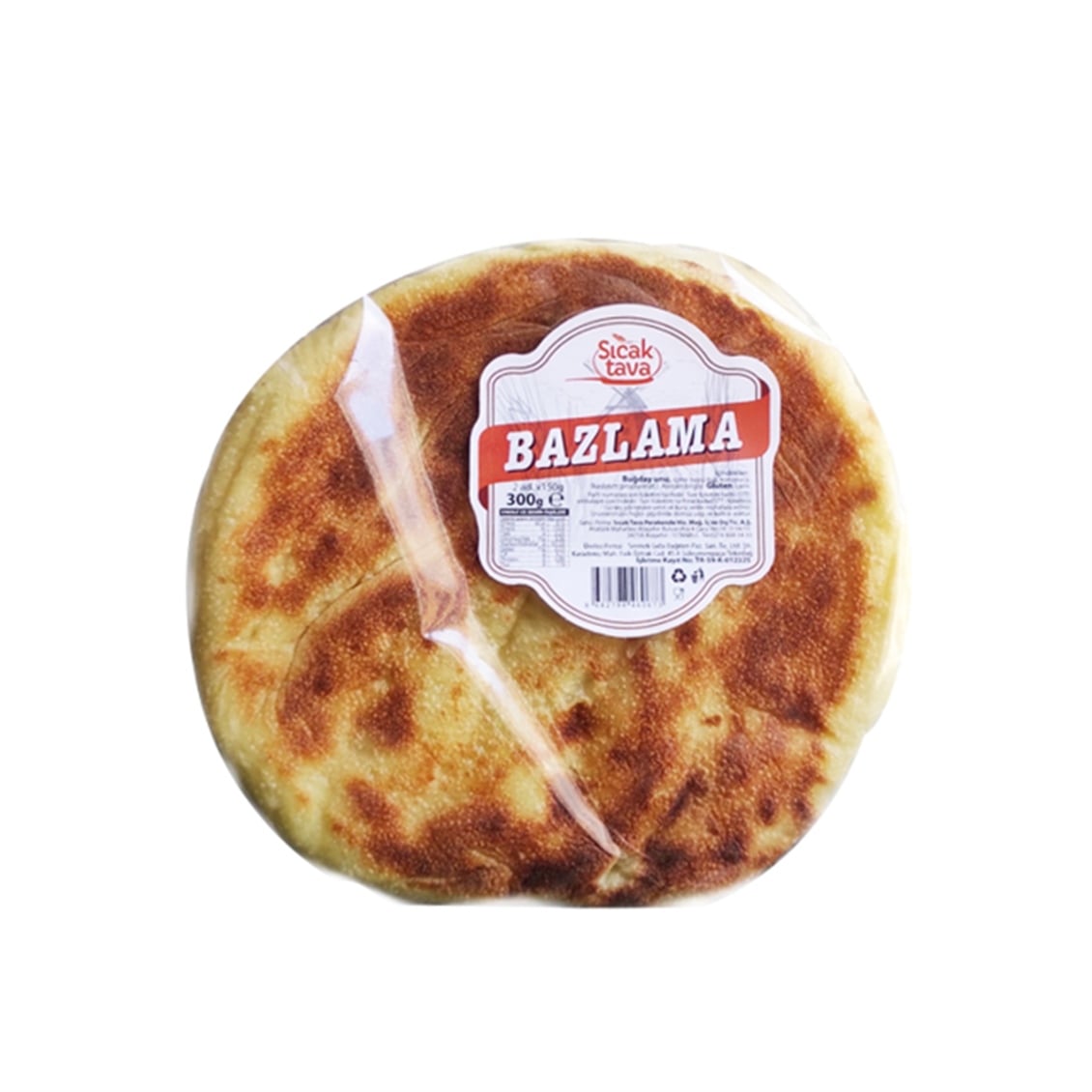 Sıcak Tava Bazlama Ekmek 2'li 300 Gr