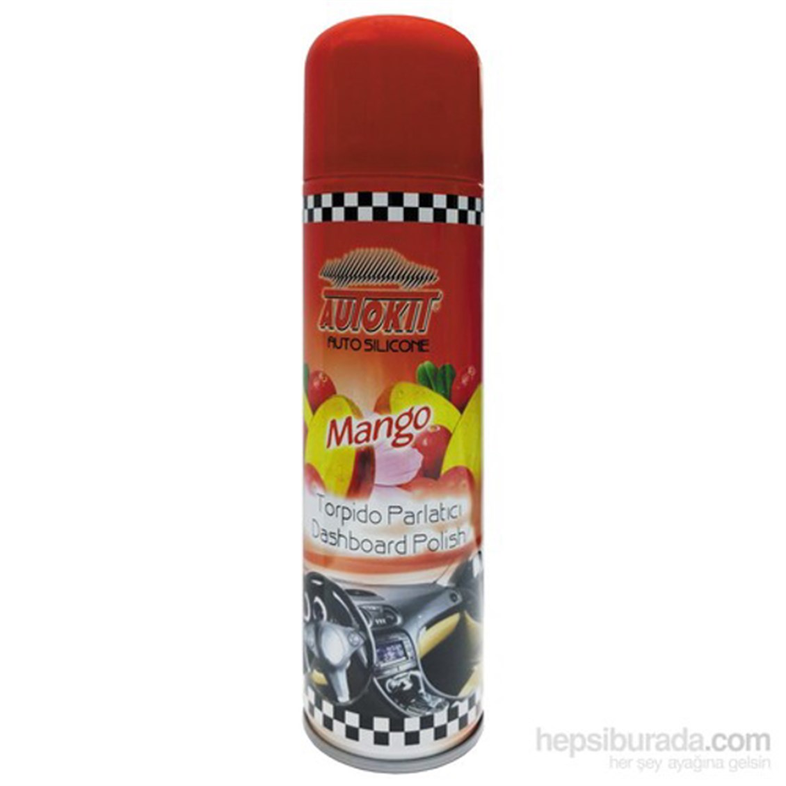 Autokit Torpido Parlatıcı Kokulu Oto Silikonu Mango 200 ml