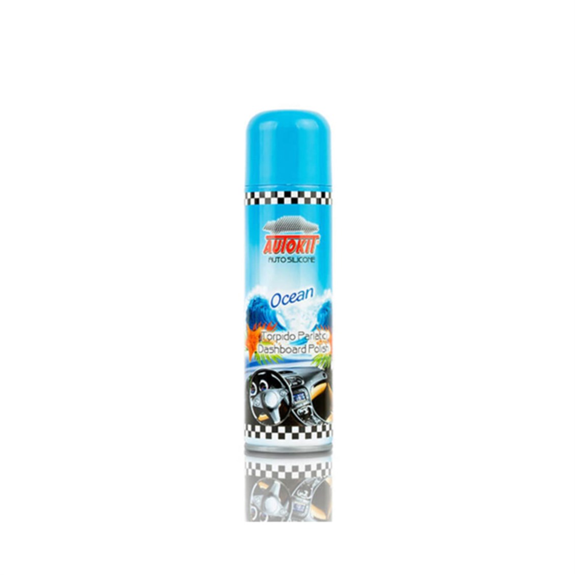 Autokit Torpido Parlatıcı Kokulu Oto Silikonu Okyanus 200 ml