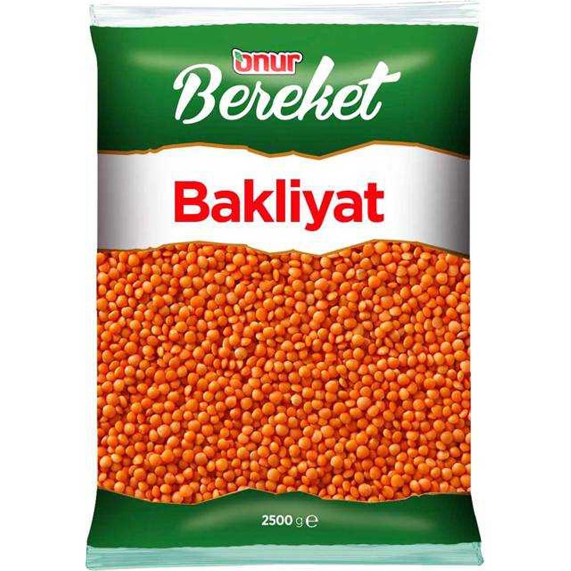 Onur Bereket Kırmızı Mercimek 2.5 Kg