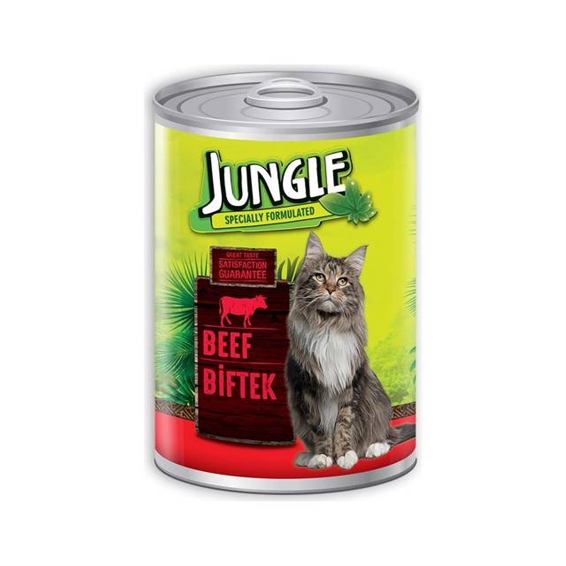 Jungle Biftekli Konserve Kedi Maması 415 Gr