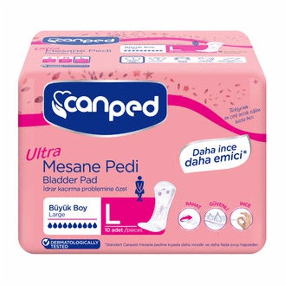 Canped Ultra Mesane Pedi Büyük 10'lu