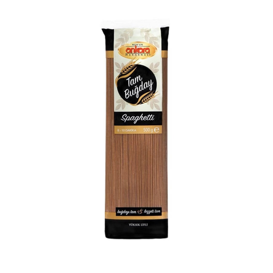 Nuhun Ankara Tam Buğday Çubuk Makarna 500 Gr
