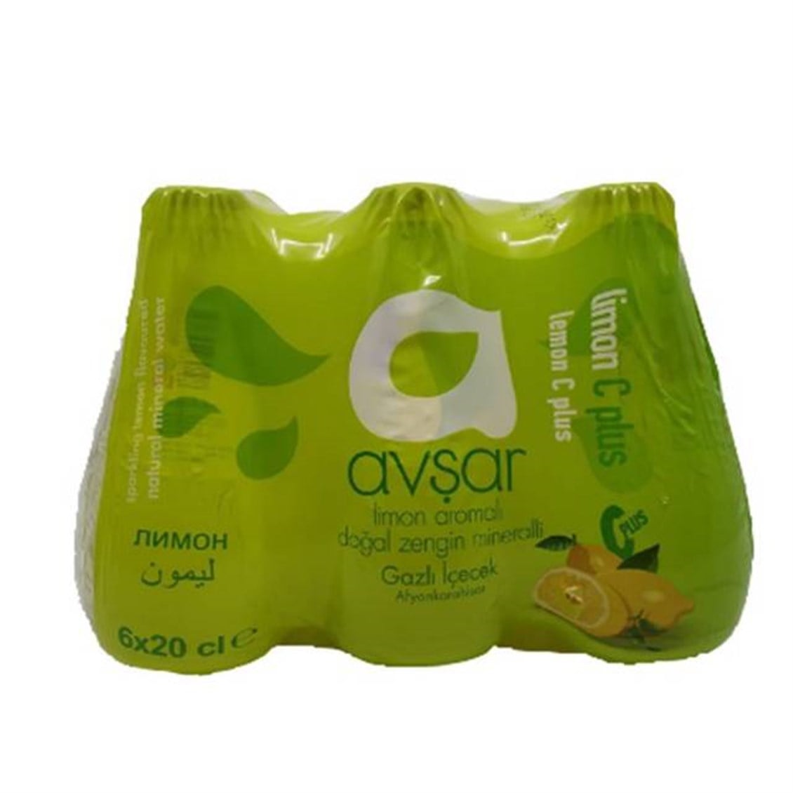 Avşar C Plus Limon Aromalı Maden Suyu 6x200 ml