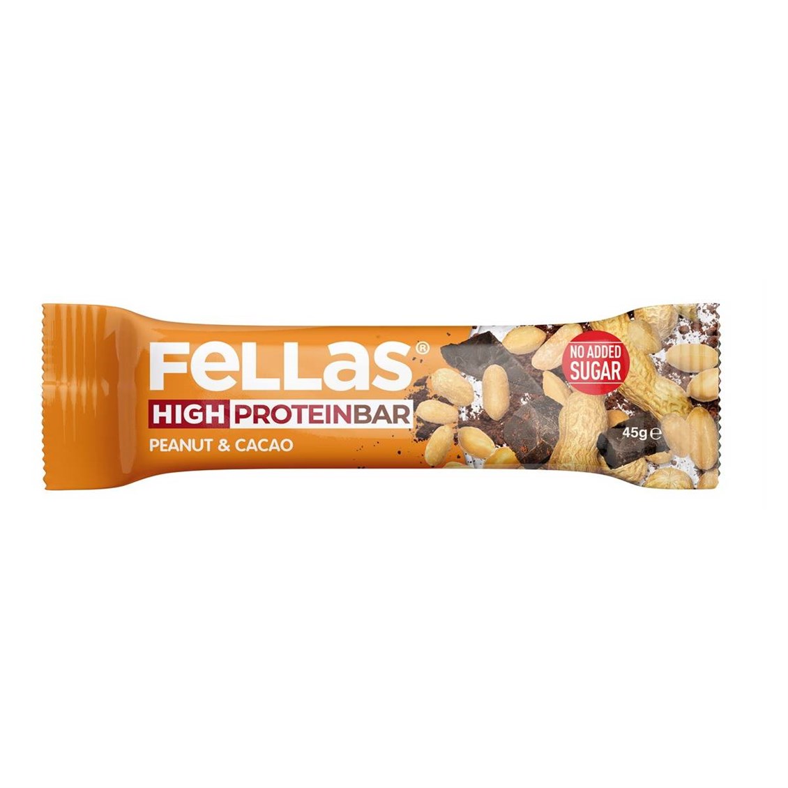 Fellas Kakaolu Yer Fıstıklı Protein Bar 45 Gr