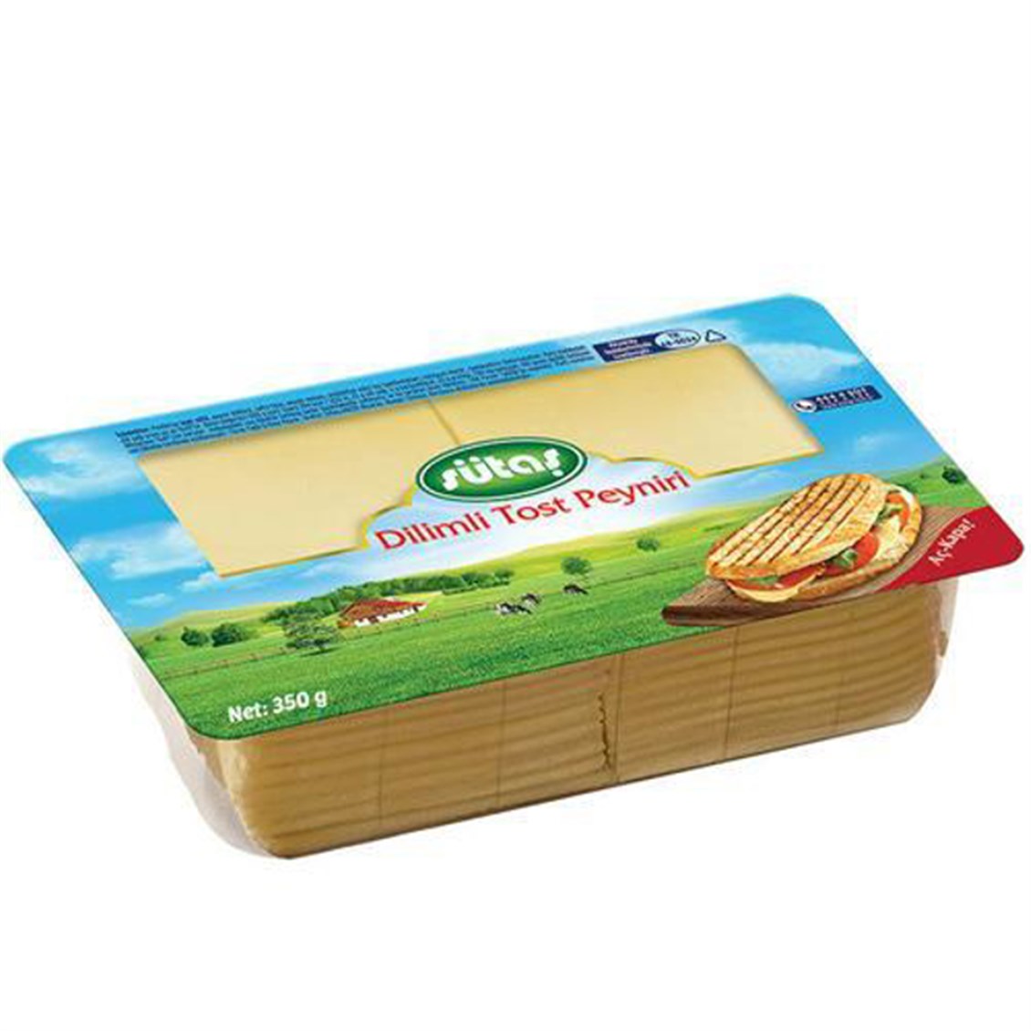 Sütaş Dilimli Tost Peyniri 350 Gr