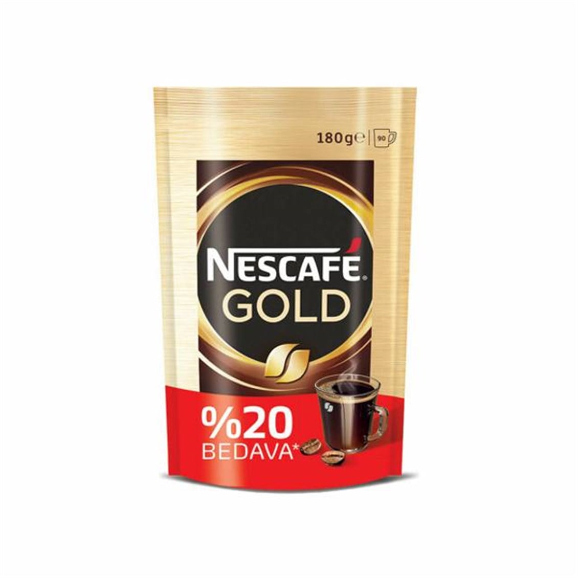 Nescafe Gold Eko Paket Çözünebilir Kahve 180 Gr
