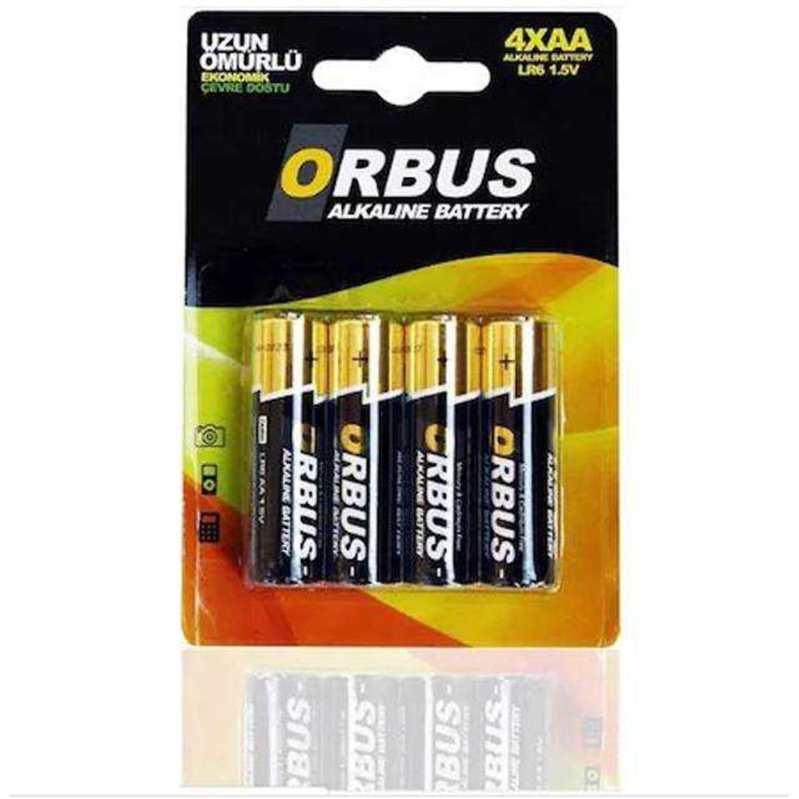 Orbus 4'lü Paket Alkalin Kalem Pil
