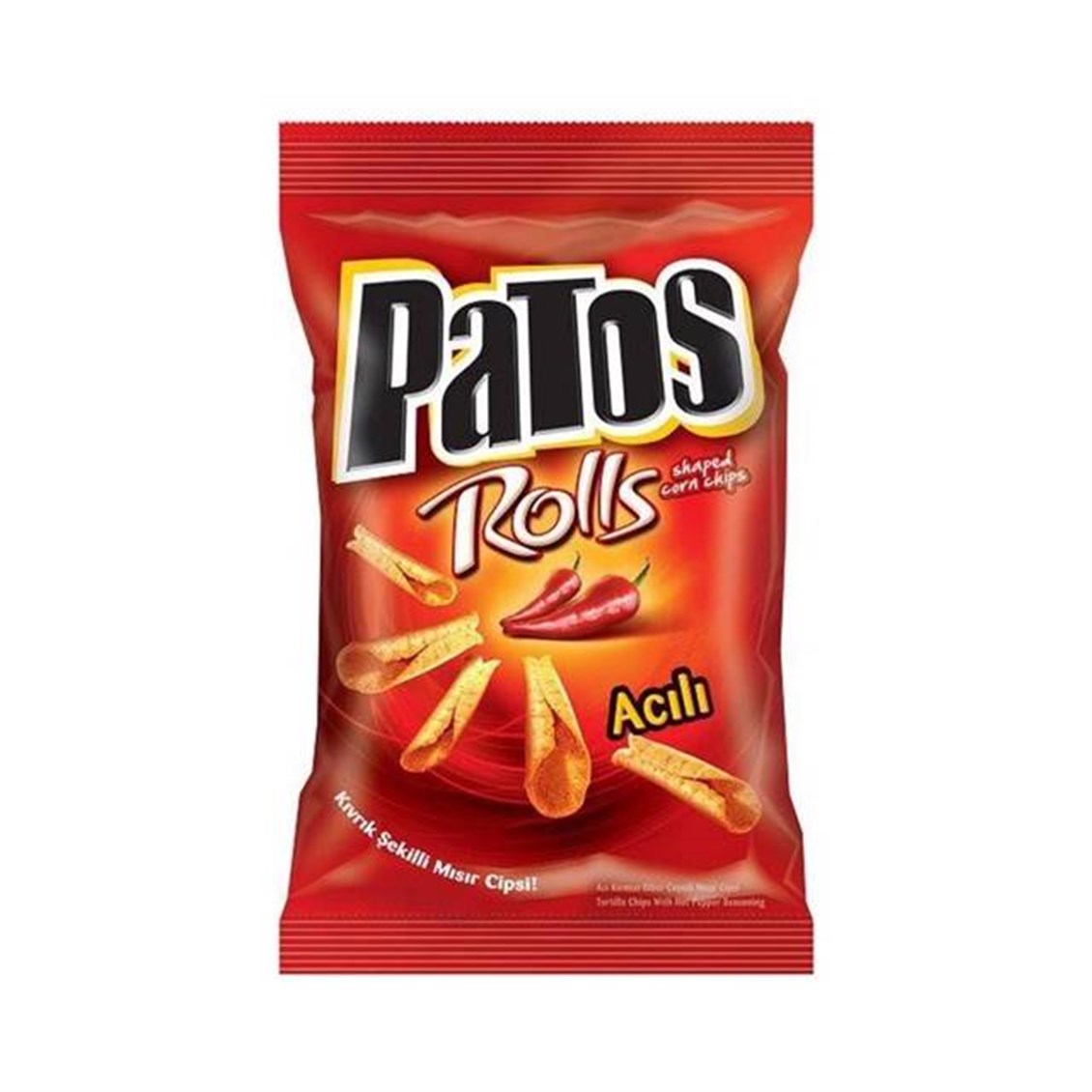 Patos Rolls Acılı Cips 109 Gr