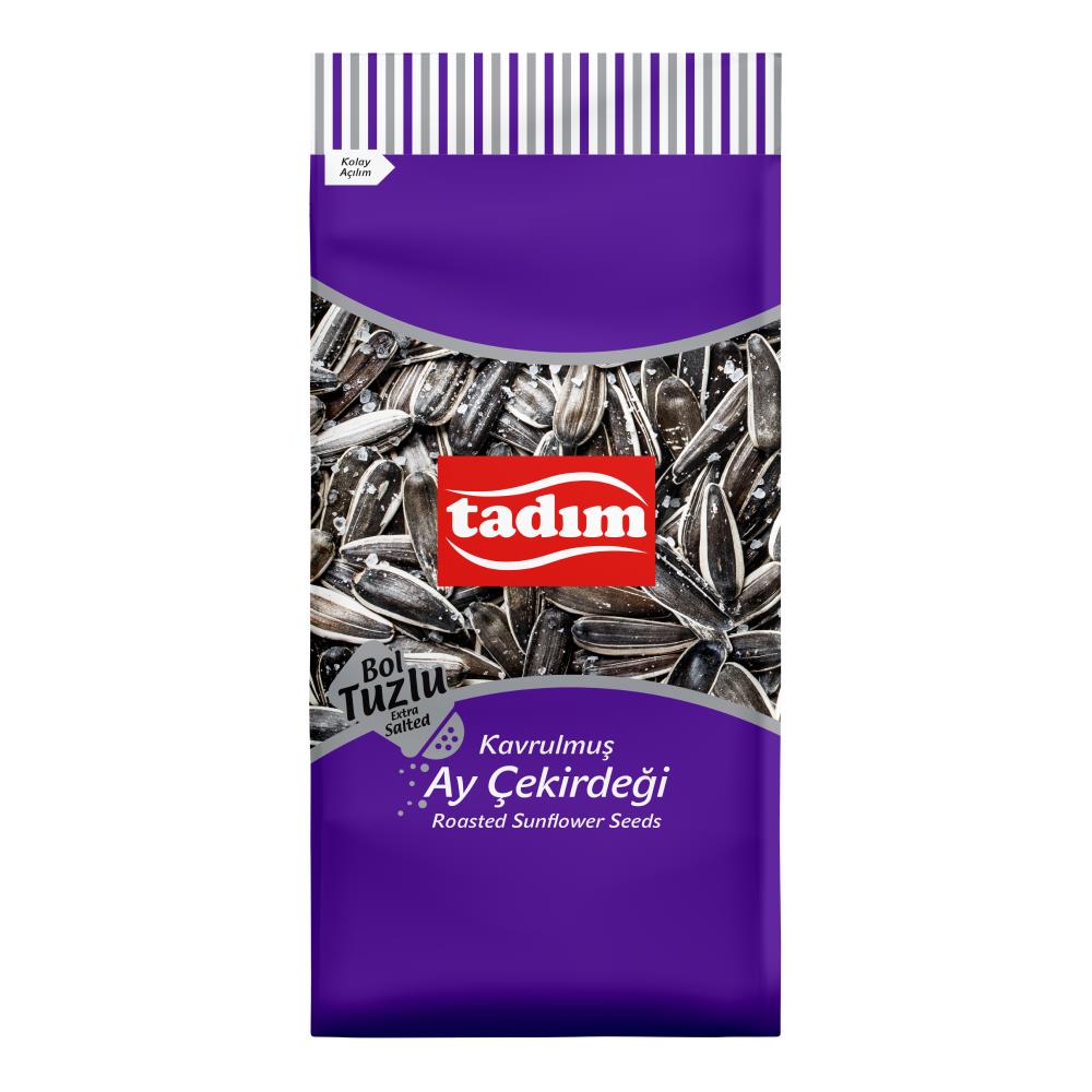 Tadım Kavrulmuş Bol Tuzlu Siyah Ay Çekirdeği 180 gr