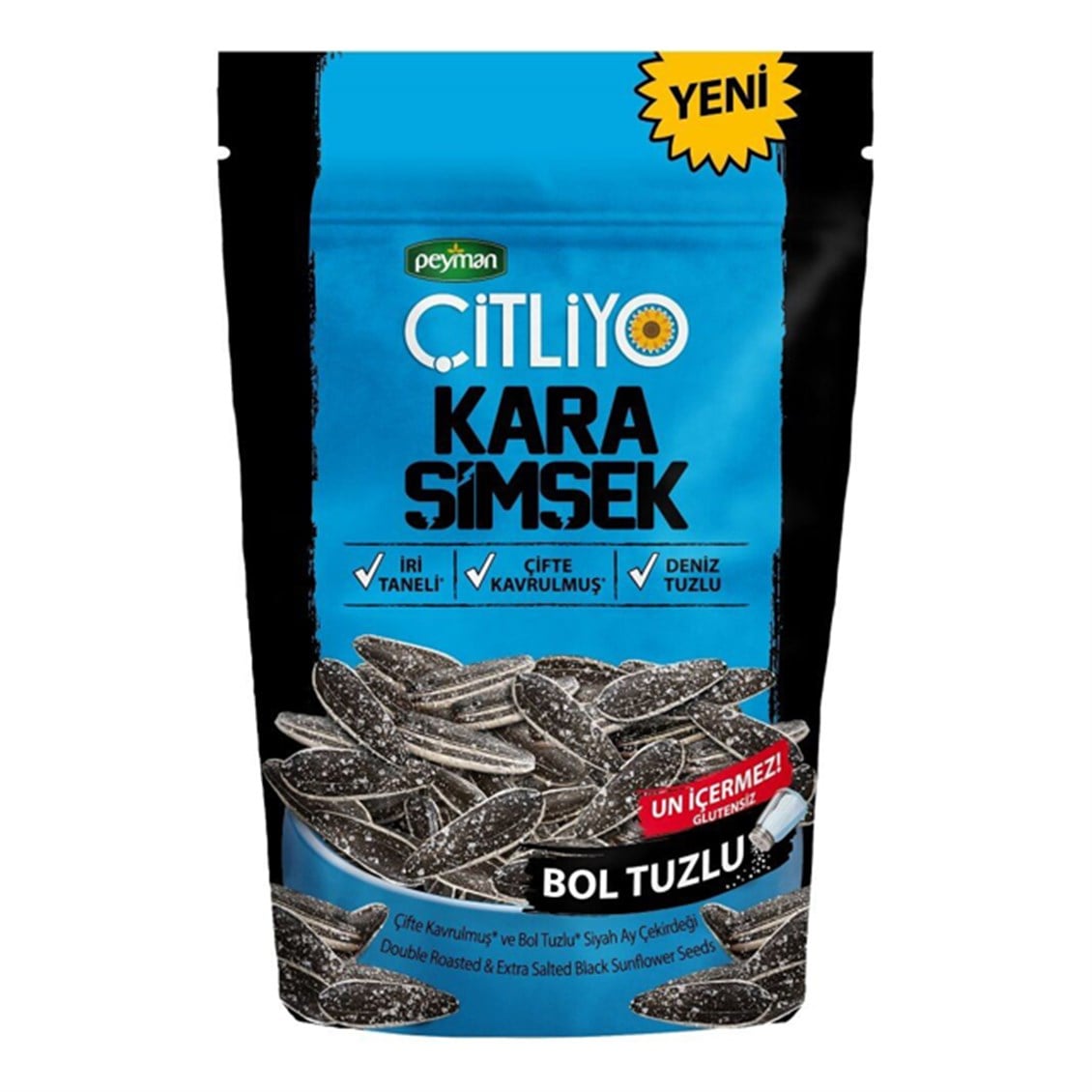 Peyman Çitliyo Kara Şimşek Bol Tuzlu Çekirdek 180 Gr
