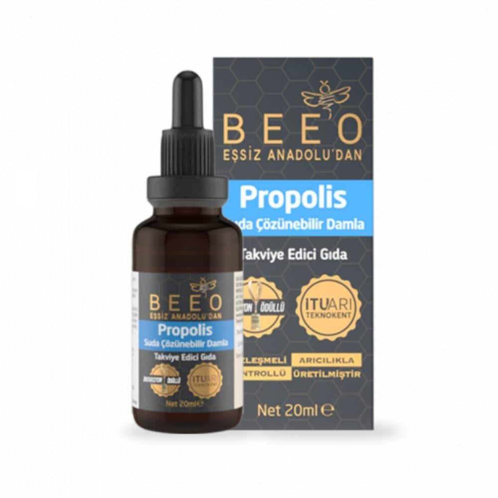 Beeo Propolis Suda Çözünebilir Damla 20 ml
