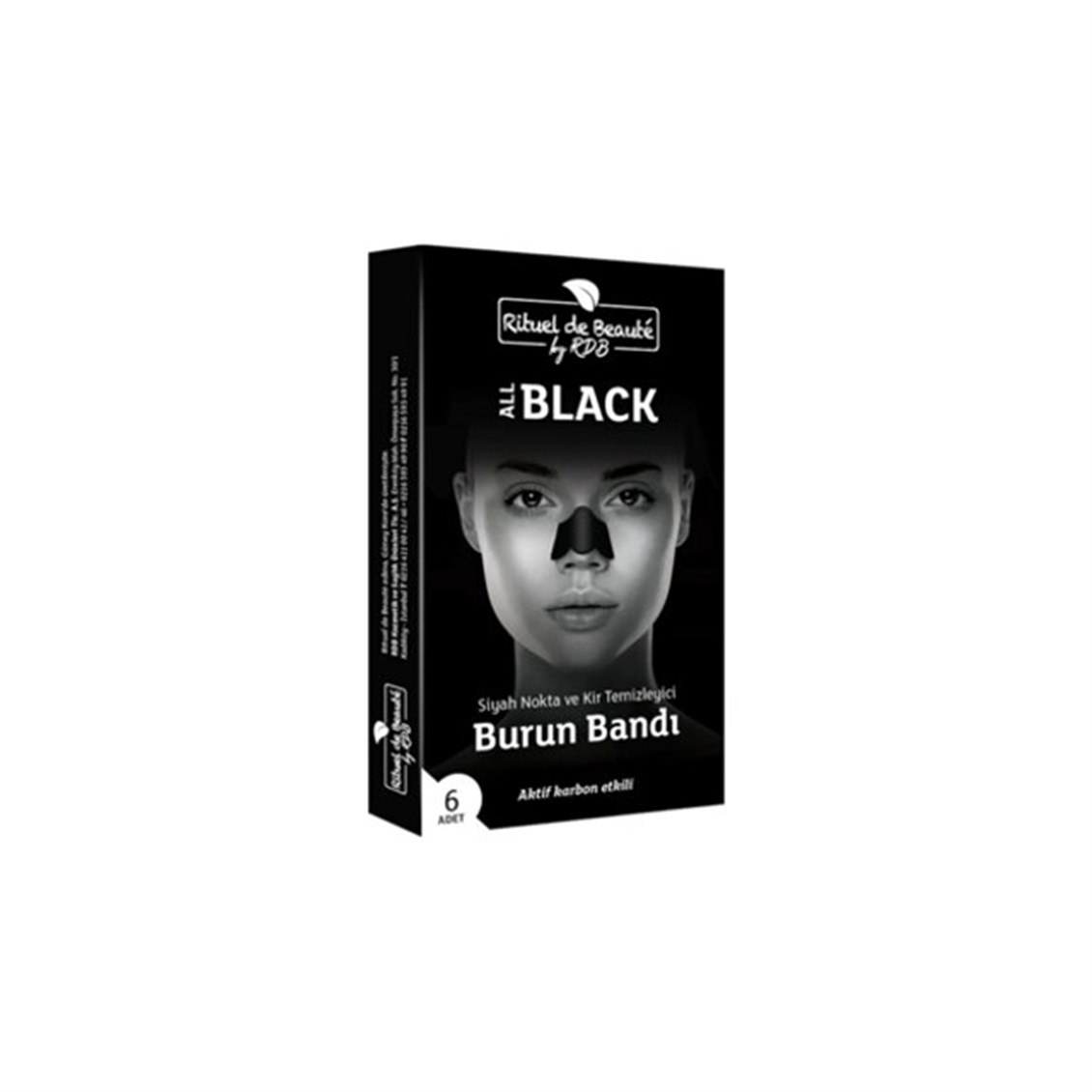 Rituel de Beaute Aktif Karbon Siyah NoktaTemizleyici Burun Bandı 6'lı