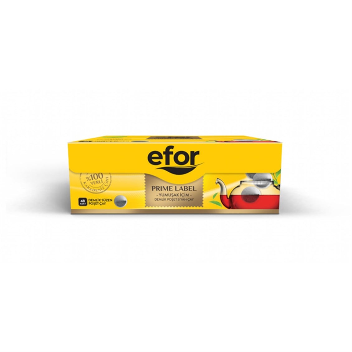 Efor Prime Label Yumuşak İçim Demlik Poşet Çay 48'Li 153 Gr