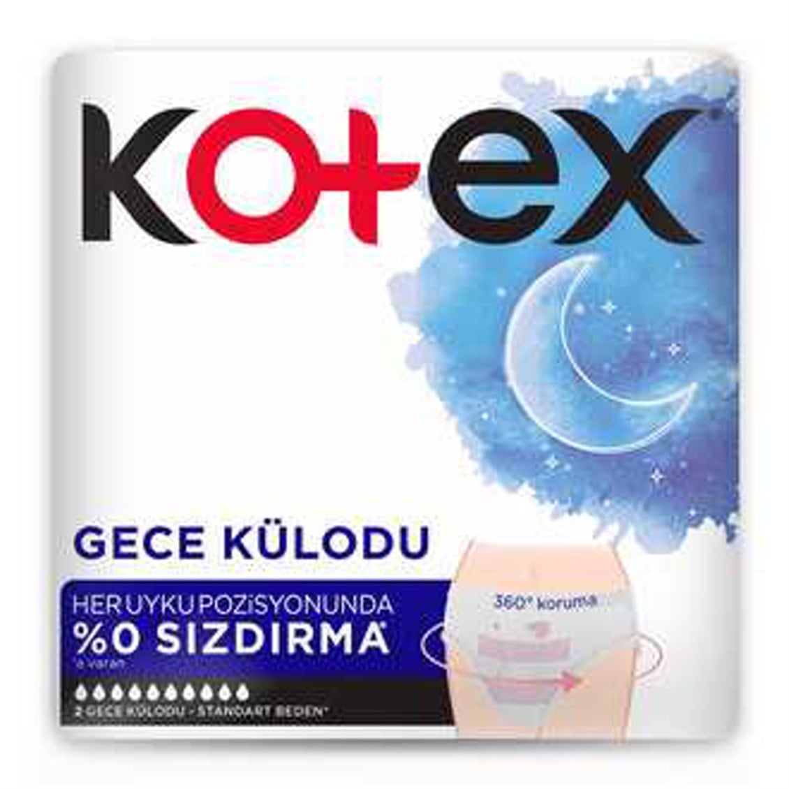 Kotex Regl Gece Külodu 2 li