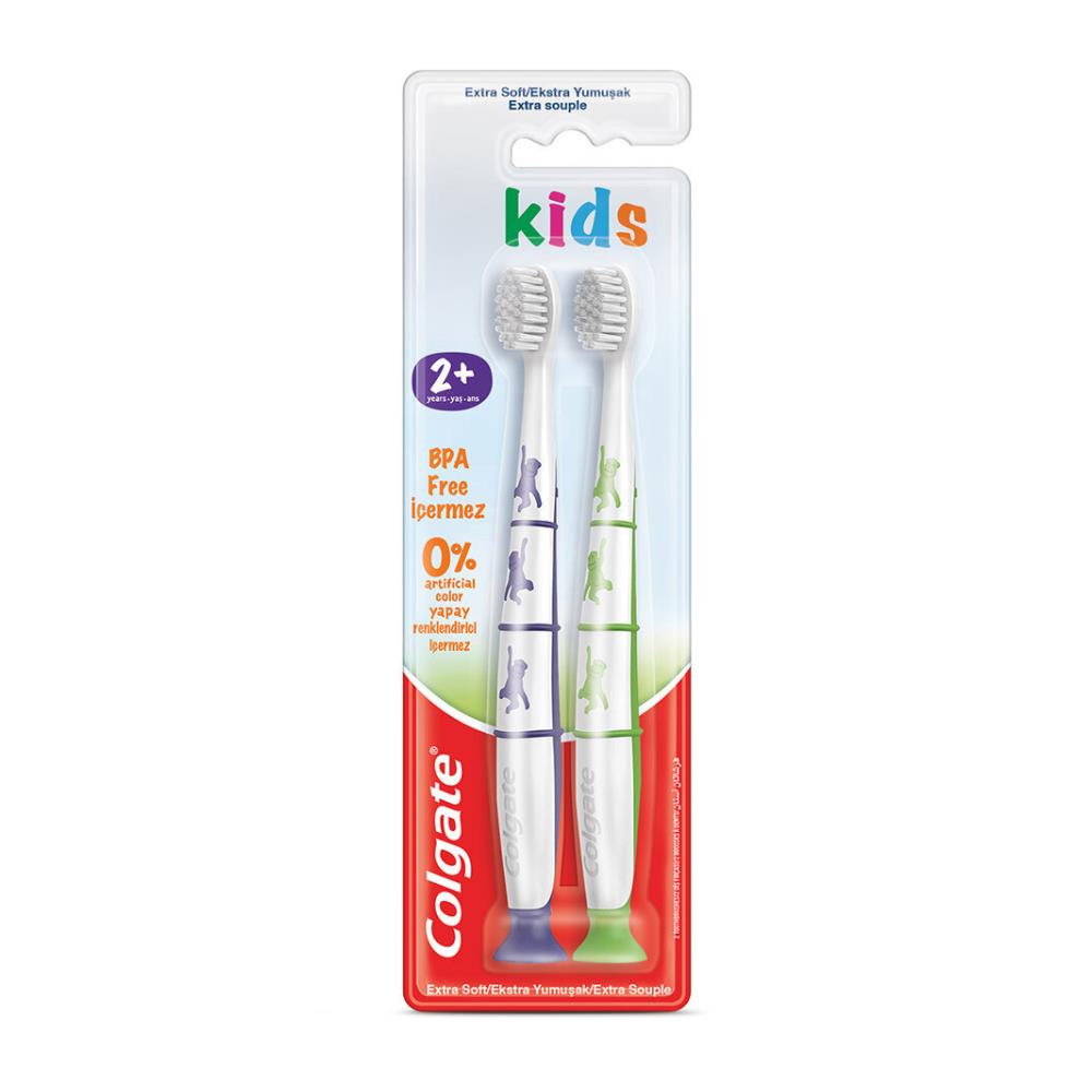 Colgate Bpa İçermeyen 1+1 Çocuk Diş Fırçası + 2 Yaş