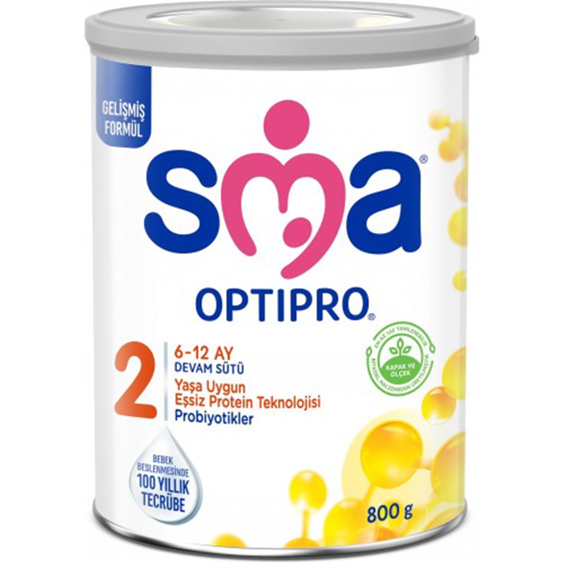 Sma Optipro Probiyotik 2 Bebek Sütü 800 gr
