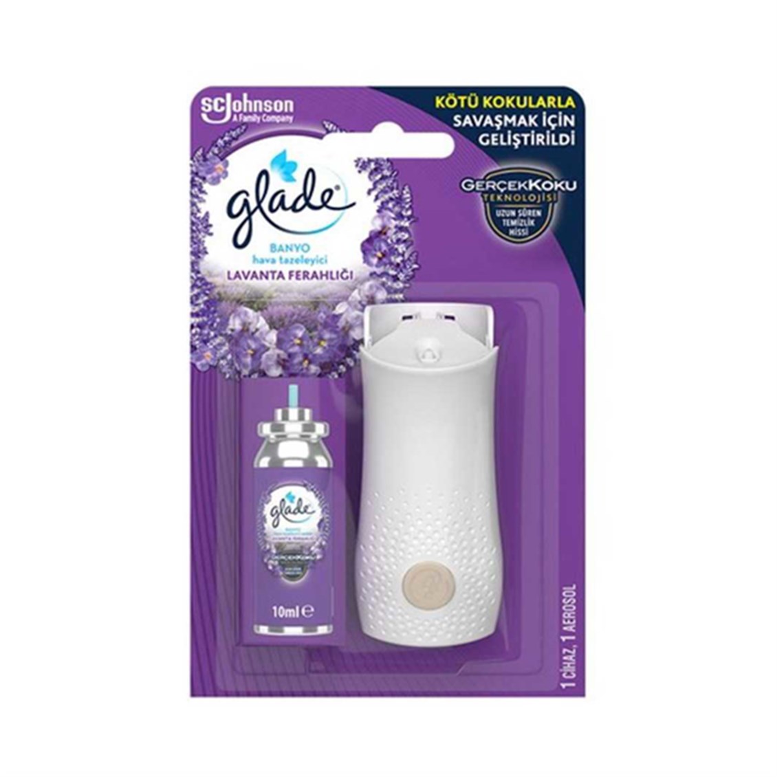 Glade Banyo Cihaz +Yedek Lavanta 10 ml