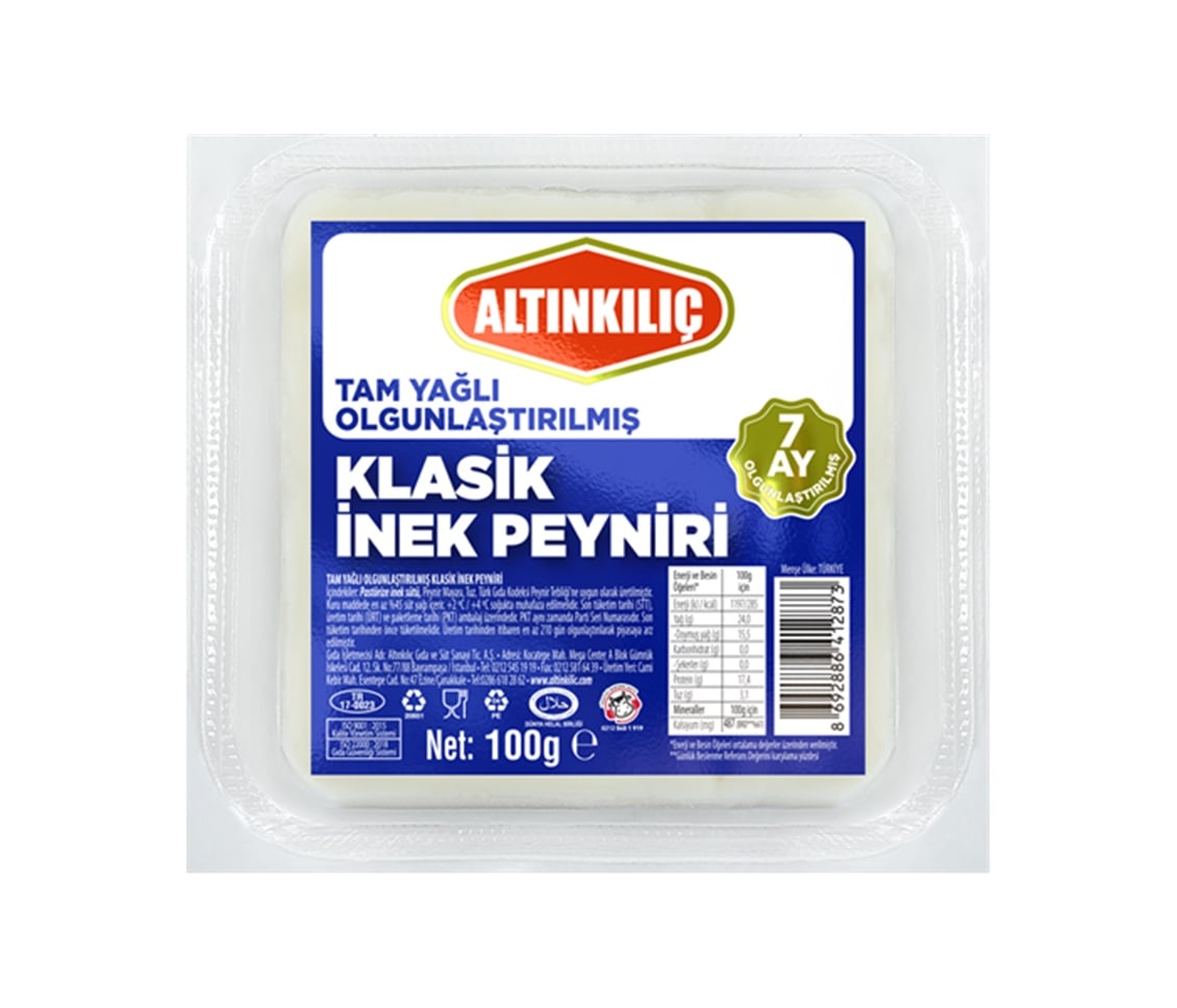  ALTINKILIC T.YAGLI INEK PEYNIRI 100 GR 