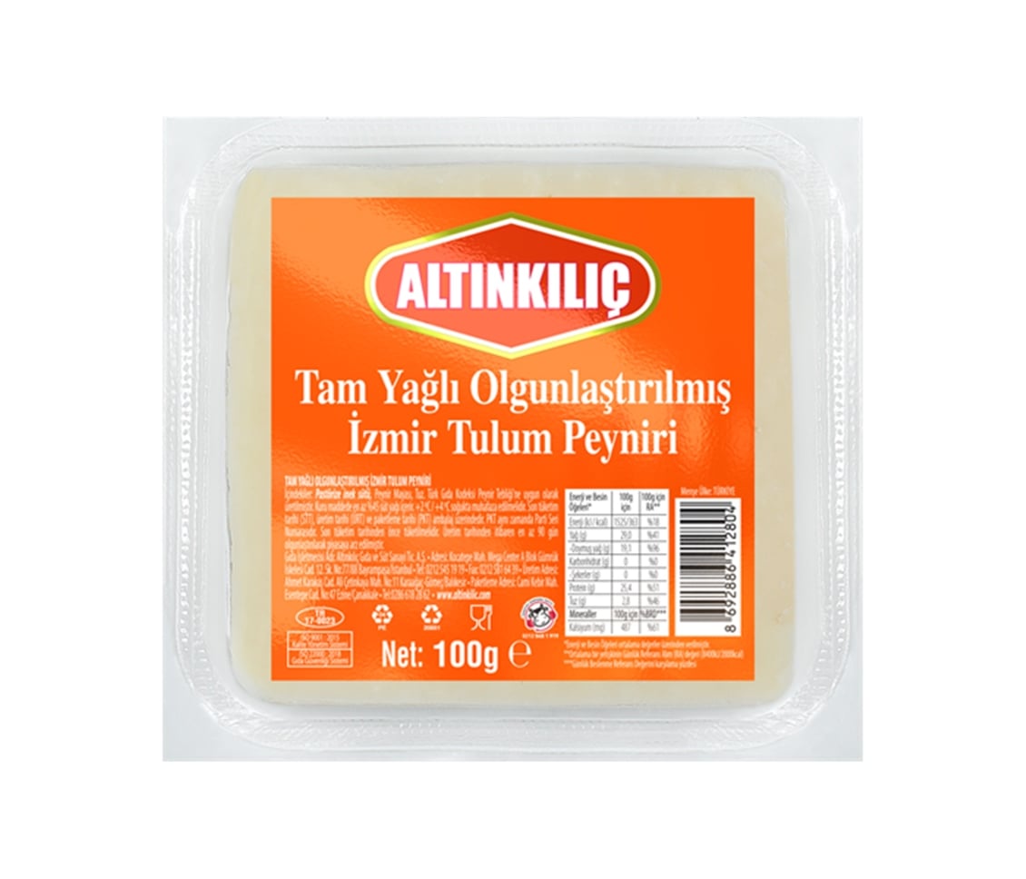  ALTINKILIC IZMIR TULUM PEYNIRI 100 GR 