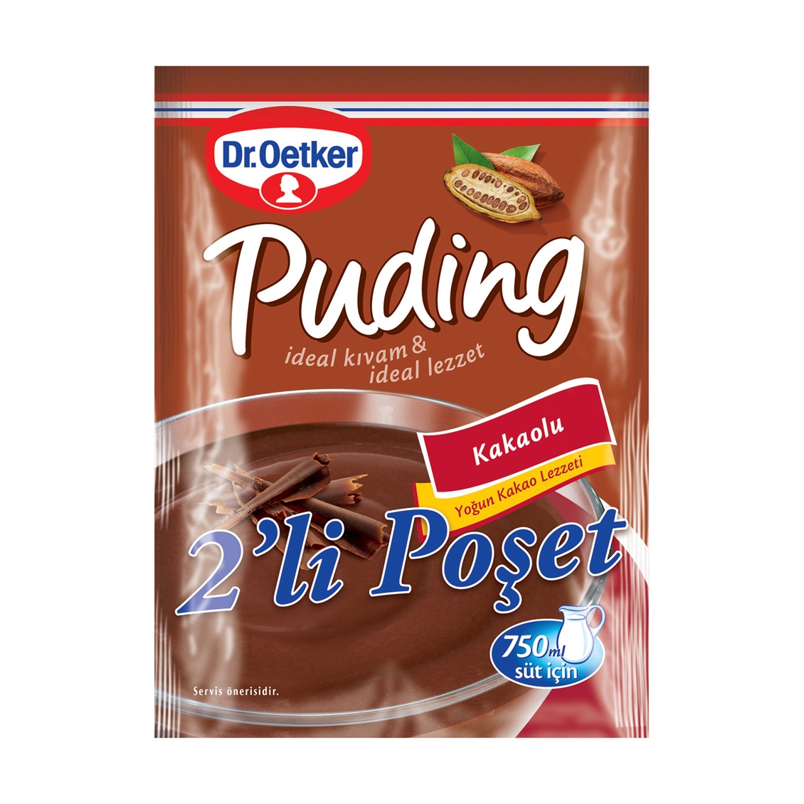 Dr.Oetker Kakaolu Puding 2'li 294 Gr