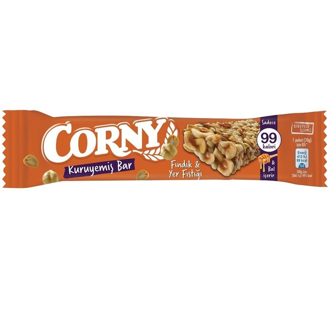 Corny Bar Fındık Yer Fıstık 15 Gr